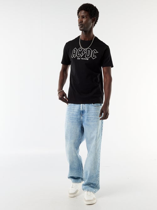 Camiseta de manga corta 'AC/DC' - Kiabi