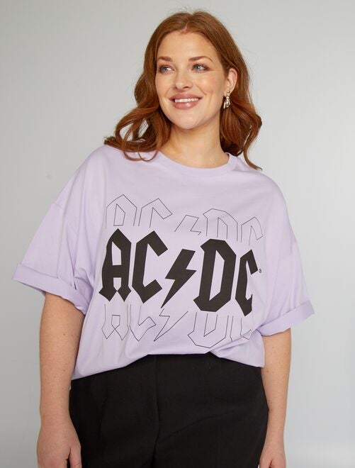 Camiseta de manga corta 'AC/DC' - Kiabi