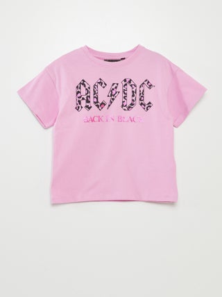 Camiseta de manga corta AC/DC