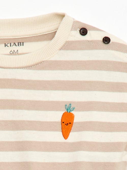 Camiseta de manga corta - Kiabi