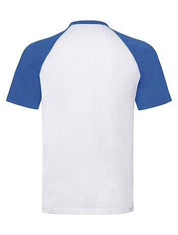Camiseta de manga corta béisbol para hombre - fruit of the loom