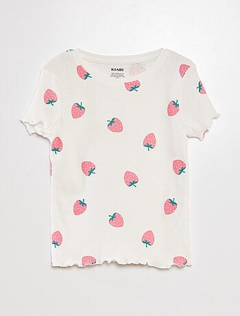 Camiseta blanca cheap niña kiabi