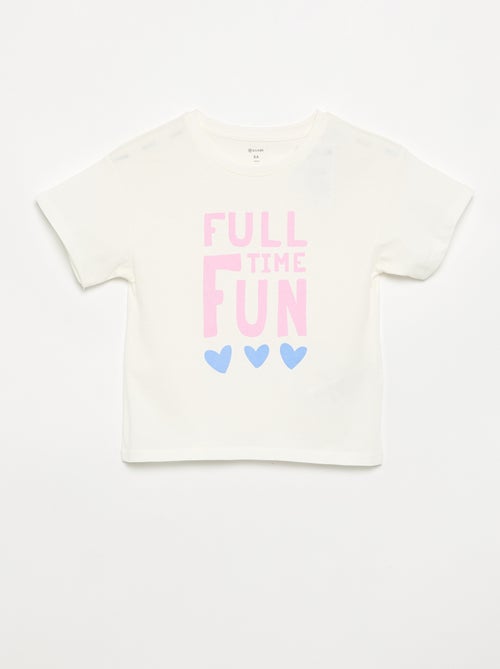 Camiseta de manga corta - Kiabi