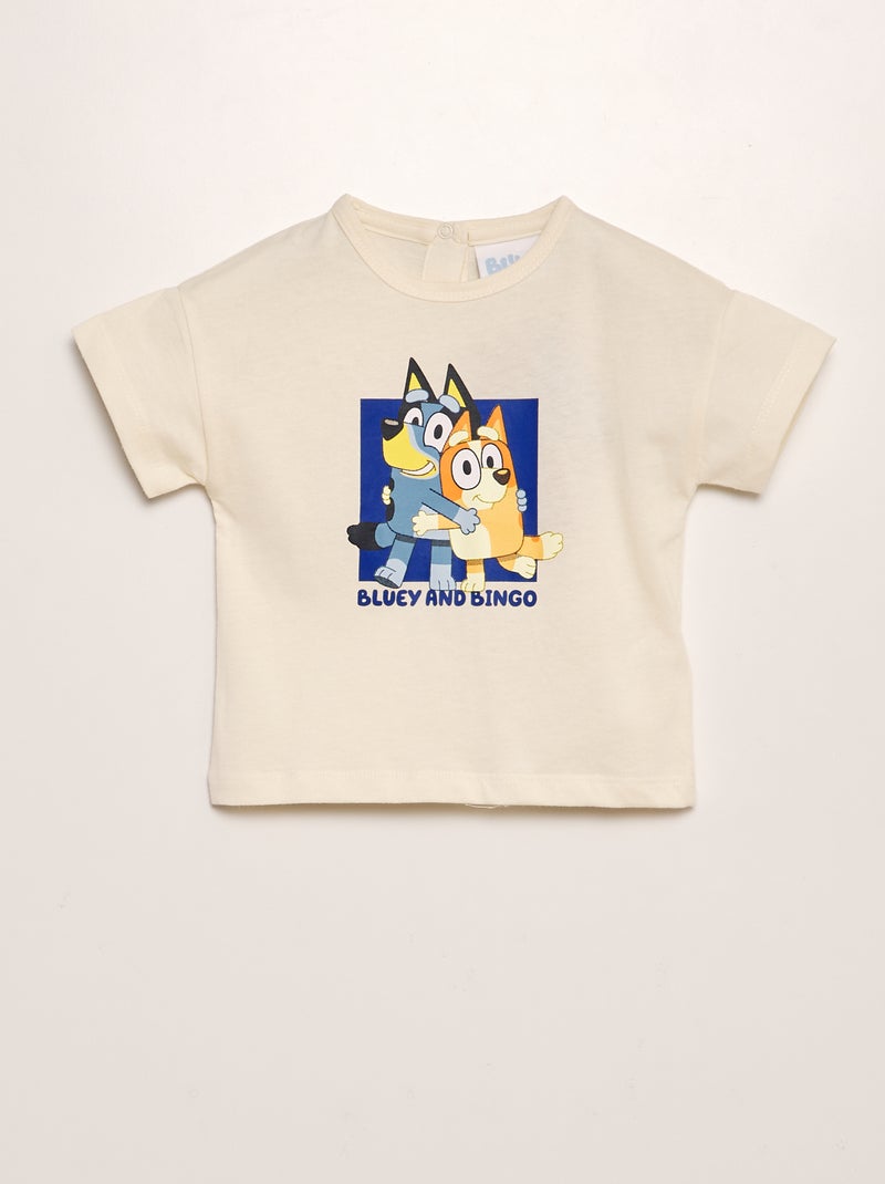 Camiseta de manga corta 'Bluey' BLANCO - Kiabi