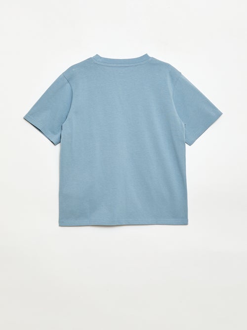 Camiseta de manga corta bordada - Kiabi
