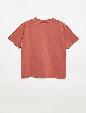 Camiseta de manga corta bordada