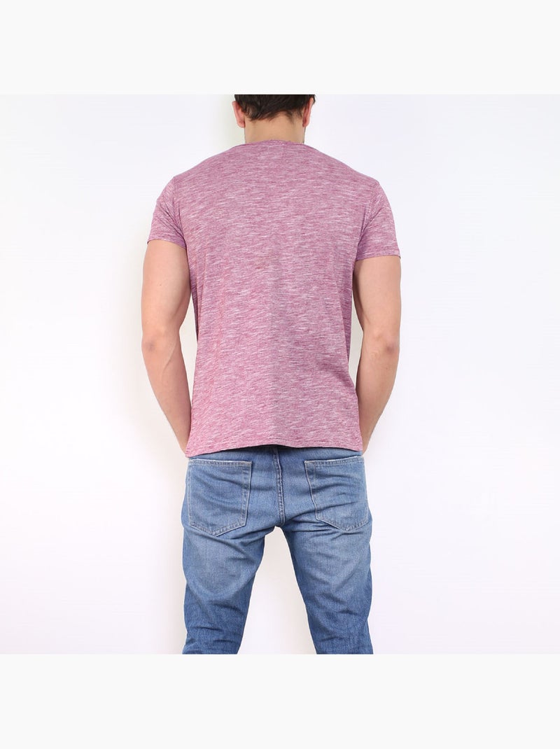Camiseta de manga corta Burdeos - Kiabi