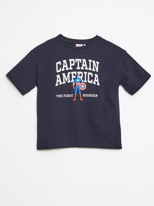 Camiseta de manga corta 'Capitán América' 'Marvel' - Kiabi