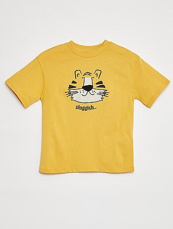 Camiseta de manga corta con adorno