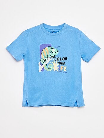 Camiseta de manga corta con adorno