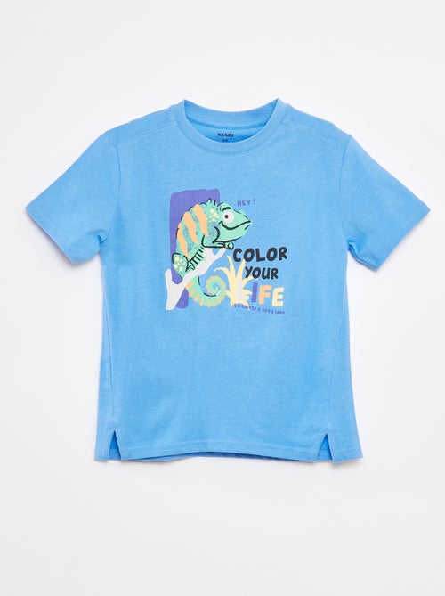 Camiseta de manga corta con adorno - Kiabi