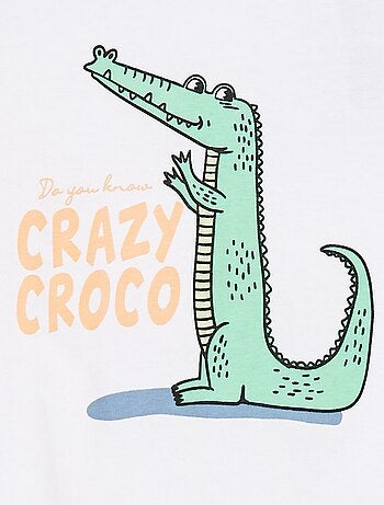 Camiseta de manga corta con adorno