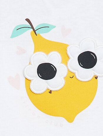 Camiseta de manga corta con animación