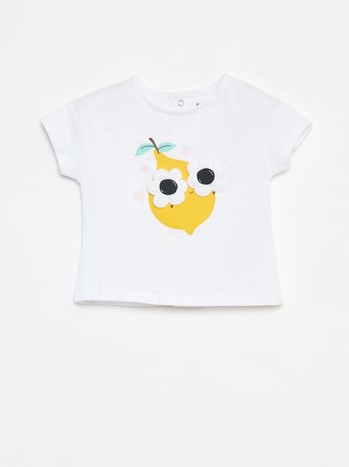 Camiseta de manga corta con animación - Kiabi