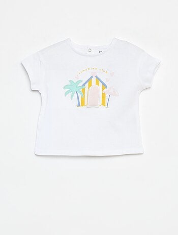 Camiseta de manga corta con animación