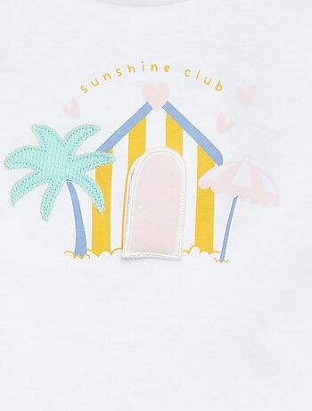 Camiseta de manga corta con animación