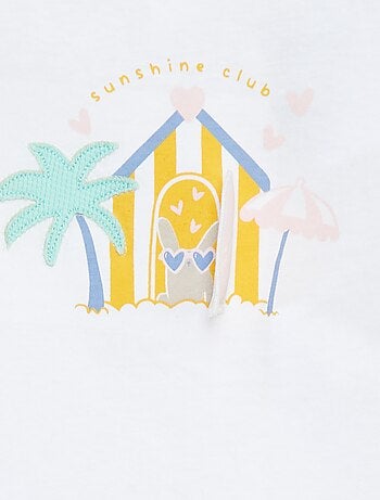 Camiseta de manga corta con animación