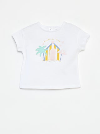 Camiseta de manga corta con animación
