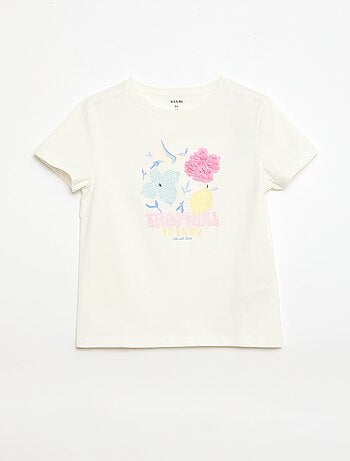 Camiseta de manga corta con diseño