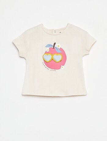 Camiseta de manga corta con animación