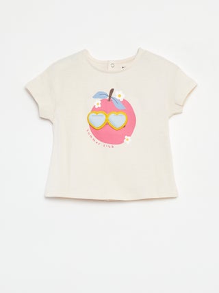 Camiseta de manga corta con animación