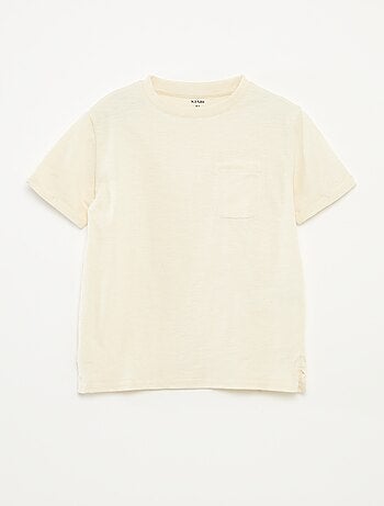 Camiseta de manga corta con bolsillo