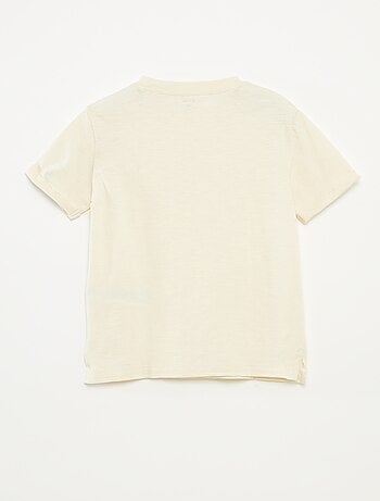 Camiseta de manga corta con bolsillo
