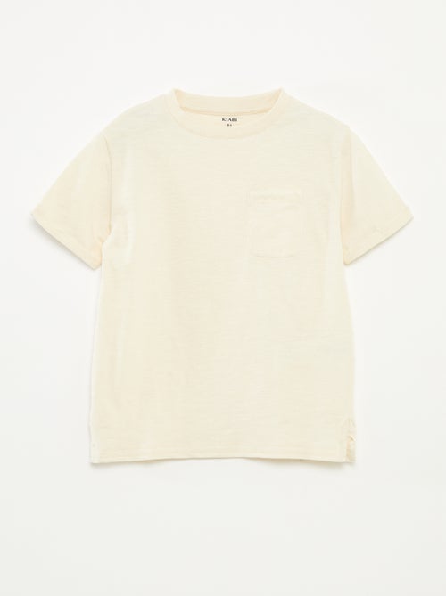 Camiseta de manga corta con bolsillo - Kiabi
