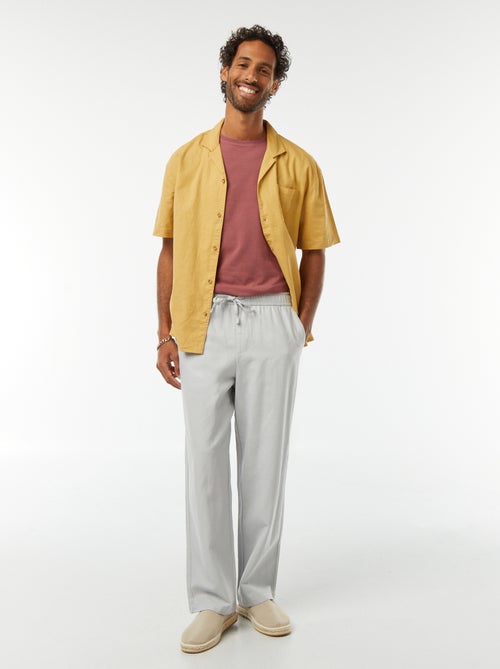 Camiseta de manga corta con bolsillo en el pecho - Kiabi