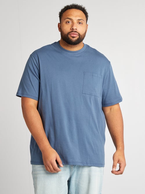 Camiseta de manga corta con bolsillo en el pecho - Kiabi