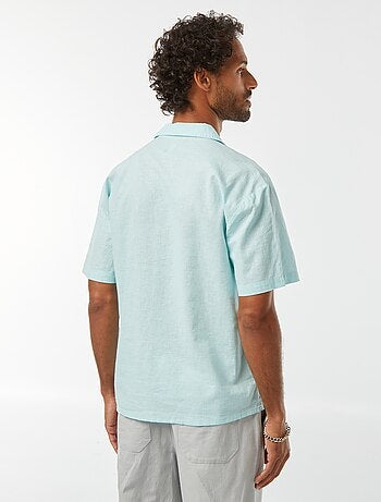 Camiseta de manga corta con bolsillo en el pecho
