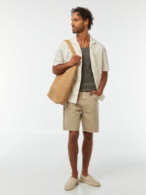 Camiseta de manga corta con bolsillo en el pecho - Kiabi