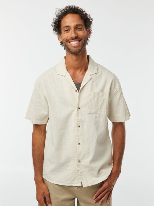 Camiseta de manga corta con bolsillo en el pecho - Kiabi