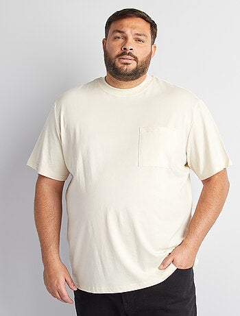 Camiseta de manga corta con bolsillo en el pecho