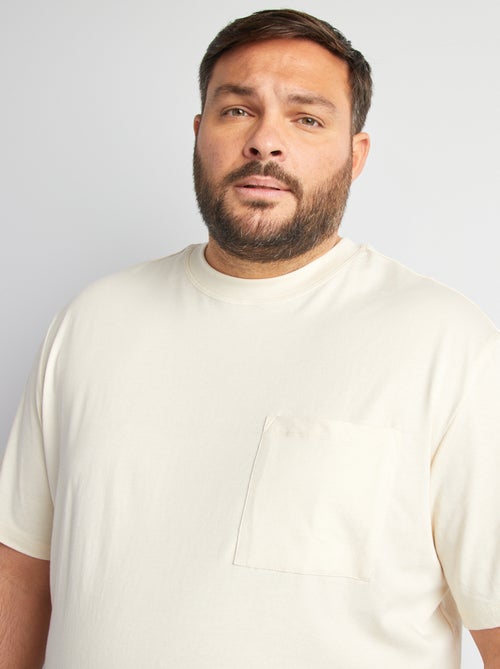 Camiseta de manga corta con bolsillo en el pecho - Kiabi