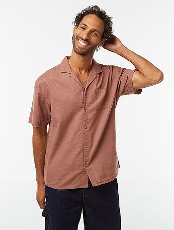 Camiseta de manga corta con bolsillo en el pecho
