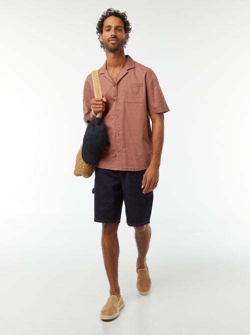 Camiseta de manga corta con bolsillo en el pecho - Kiabi