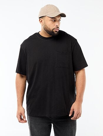 Camiseta de manga corta con bolsillo en el pecho