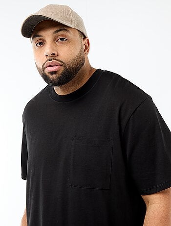 Camiseta de manga corta con bolsillo en el pecho