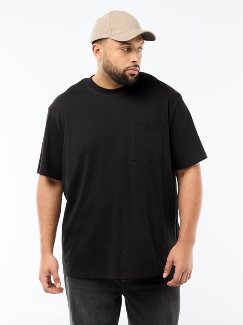 Camiseta de manga corta con bolsillo en el pecho - Kiabi