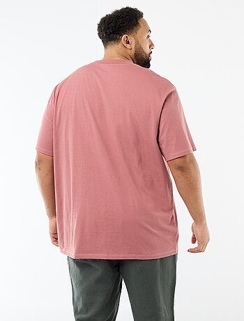 Camiseta de manga corta con bolsillo en el pecho