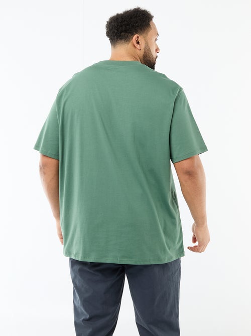 Camiseta de manga corta con bolsillo en el pecho - Kiabi