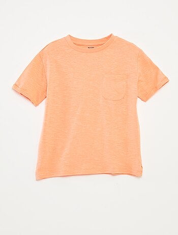 Camiseta de manga corta con bolsillo