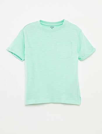 Camiseta de manga corta con bolsillo
