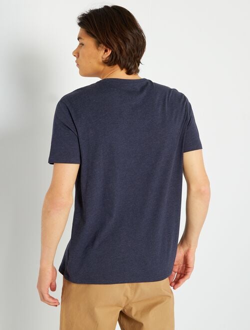 Camiseta de manga corta con bolsillos en el pecho - Kiabi