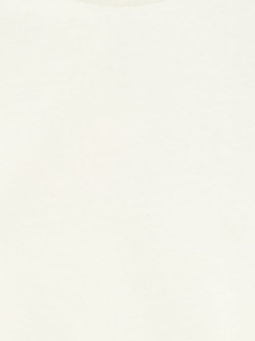 Camiseta de manga corta con bordado inglés - Kiabi