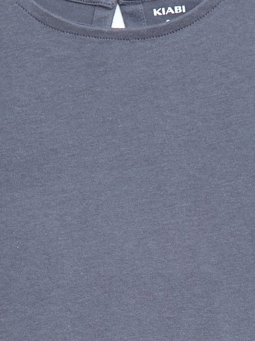 Camiseta de manga corta con bordado inglés - Kiabi