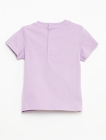 Camiseta de manga corta con bordados