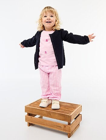 Camiseta de manga corta con bordados