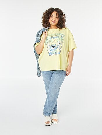 Camiseta de manga corta con cuello redondo 'Disney'